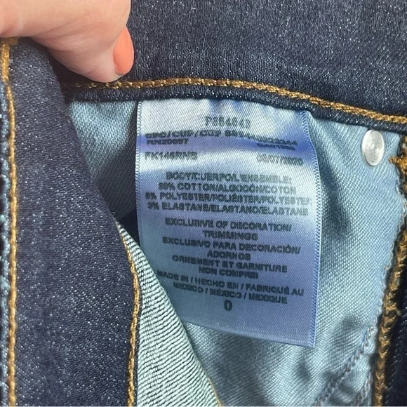 NEW Dickies Womens Perfect Shape Denim Mini Skirt Tummy Control Size 0 NWT - Picture 5 of 5